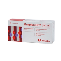 Enaplus HCT 10/12.5 điều trị tăng huyết áp hộp 3 vỉ x 10 viên nén Stella