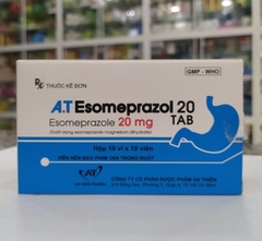 a.t esomeprazol 20mg hộp 10 vỉ x10 viên