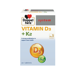 Thực phẩm bảo vệ sức khỏe Vitamin D3 + K2 Doppel Herz