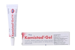 Gel bôi Kamistad - Gel N trị viêm, đau niêm mạc miệng tuýp 10g