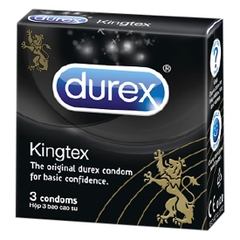 Bao cao su Durex Kingtex hộp 3 chiếc