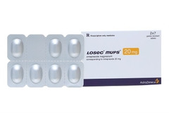 Thuốc trị loét dạ dày, tá tràng Losec Mups 20mg 14 viên