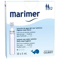 Dung dịch nhỏ mũi Marimer nước muối biển sinh lý 10x5ml