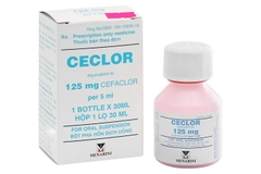 Ceclor 125mg/5ml (lọ 30ml)