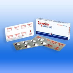 Cinnarizin 25mg - Thuốc chống dị ứng