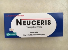 Neuceris 10mg Thuốc điều trị rối loạn chuyển hóa mạch máu não