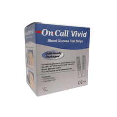 Que đường huyết ACON On Call Vivid hộp 25 que rời
