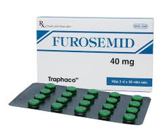 Furosemid 40mg  H/2vỉ x 20 viên-Traphaco- 13.5