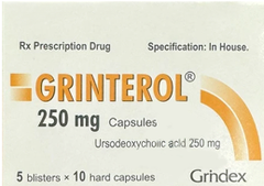 Thuốc Grinterol 250mg Grindex cải thiện chức năng gan ở bệnh nhân viêm gan mãn tính (5 vỉ x 10 viên)