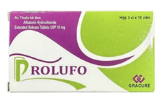 Thuốc Prolufo 10mg Gracure điều trị các triệu chứng do phì đại tuyến tiền liệt (3 vỉ x 10 viên)
