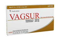 Thuốc Vagsur Medisun điều trị nấm âm đạo (1 vỉ x 10 viên)