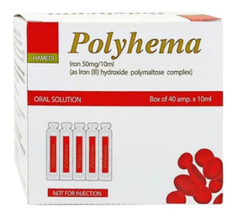 Dung dịch uống Polyhema 10ml bổ sung sắt (40 ống)