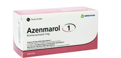 Thuốc Azenmarol 1 Agimexpharm điều trị nhồi máu cơ tim, bệnh tim gây tắc mạch (10 vỉ x 10 viên)