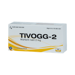 Thuốc Tivogg-2, điều trị nghẽn mạch ở người mang van tim nhân tạo