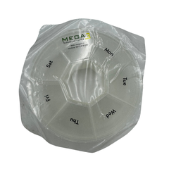 Hộp chia thuốc tròn 7 ô MEGA3