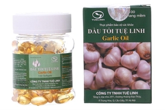 Viên uống giúp kiểm soát mỡ máu Garlic Oil Tuệ Linh 100 viên