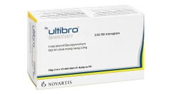 Bột hít Ultibro Breezhaler 110/50 microgram trị bệnh phổi tắc nghẽn (3 vỉ x 10 viên)