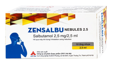 Thuốc Zensalbu 2.5mg CPC1HN kiểm soát co thắt phế quản mạn, điều trị hen nặng cấp tính (2 vỉ x 5 ống)