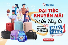 🎉 MỪNG NGÀY NHÀ GIÁO VIỆT NAM 20/11 – MR.VUI TRI ÂN BẰNG ƯU ĐÃI CỰC LỚN 🎁