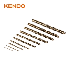 Bộ mũi khoan inox HSS-Co 10 cái (1-10mm) Kendo - 11603934
