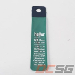 Mũi khoan Inox 1.0x34mm Heller HSS Co 212212