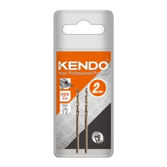 Mũi khoan inox HSS-Co 2.0×49mm Kendo 10302005