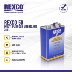 Dung dịch bôi trơn, vệ sinh & chống rỉ sét đa năng REXCO 50 LUBRICANT 1 GALLON / 3.8L RX-GL0019