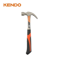 Búa nhổ đinh nguyên khối 450g/16oz tay cầm bọc nhựa Kendo - 25151