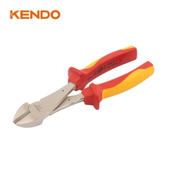 Kìm cắt hạng nặng cách điện 1000V VDE bằng thép Cr-V kích thước 180mm Kendo - 11014