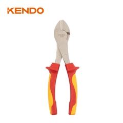 Kìm cắt hạng nặng cách điện 1000V VDE bằng thép Cr-V kích thước 180mm Kendo - 11014