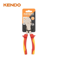 Kìm cắt hạng nặng cách điện 1000V VDE bằng thép Cr-V kích thước 180mm Kendo - 11014