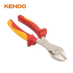 Kìm cắt hạng nặng cách điện 1000V VDE bằng thép Cr-V kích thước 180mm Kendo - 11014