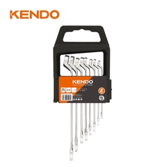Bộ 8 cái cờ lê kết hợp 2 đầu miệng và miệng bằng thép CrV Kendo - 15747