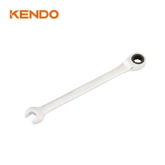 Cờ lê kết hợp 2 đầu, vòng tự động và miệng bằng thép Cr-V 9mm kendo - 15509