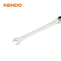 Cờ lê kết hợp 2 đầu, vòng tự động và miệng bằng thép Cr-V 8mm kendo - 15508