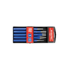 Bộ dùi đục và đột sắt (1 Bộ = 5 cái, kích thước 2x10x140, 13x10x152,  5x10x152, 6x10x152, 8x10x152) Workpro Wp201303