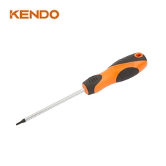 Tua vít đầu hình sao bằng thép Cr-V tay cầm bọc cao su T27x125mm Kendo - 20174