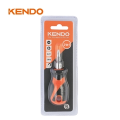 Bộ tua vít đổi đầu 2 trong 1 (1 đầu dẹt - 1 đầu bake) Kendo - 20217
