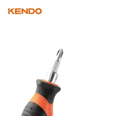 Bộ tua vít đổi đầu 2 trong 1 (1 đầu dẹt - 1 đầu bake) Kendo - 20217