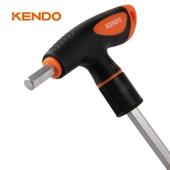 Bộ chìa khóa đầu lục giác tay cầm chữ T chất liệu thép CrV (5 cái/ bộ) Kendo - 20779