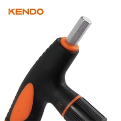 Bộ chìa khóa đầu lục giác tay cầm chữ T chất liệu thép CrV (5 cái/ bộ) Kendo - 20779