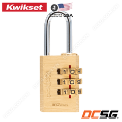 Ổ khóa số chất liệu Đồng thau nguyên khối Kwikset (Mỹ)