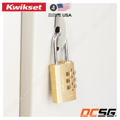 Ổ khóa số chất liệu Đồng thau nguyên khối Kwikset (Mỹ)