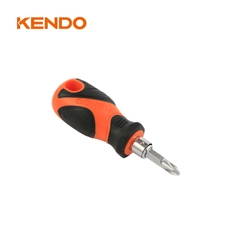 Bộ tua vít đổi đầu 2 trong 1 (1 đầu dẹt - 1 đầu bake) Kendo - 20217