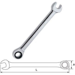 Cờ lê vòng miệng tự động 22mm Sata 43617