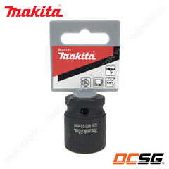 Đầu tuýp đen ngắn 6 cạnh thép CR-MO chuôi 1/2 inch Makita