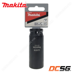 Đầu tuýp đen dài 81.5mm thép CR-MO cho máy siết bu lông 1/2 inch Makita