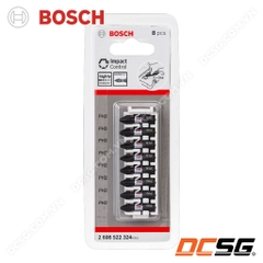 Bộ 8 đầu vặn vít Impact Control Pick & Click Bosch