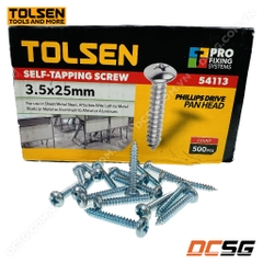 Ốc vít đầu tròn bề mặt mạ kẽm 3.5-4.8mm Tolsen