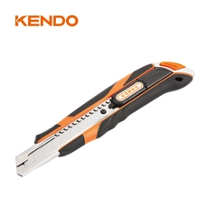 Dao rọc giấy 18mm lưỡi tự rút siêu an toàn Kendo - 30611
